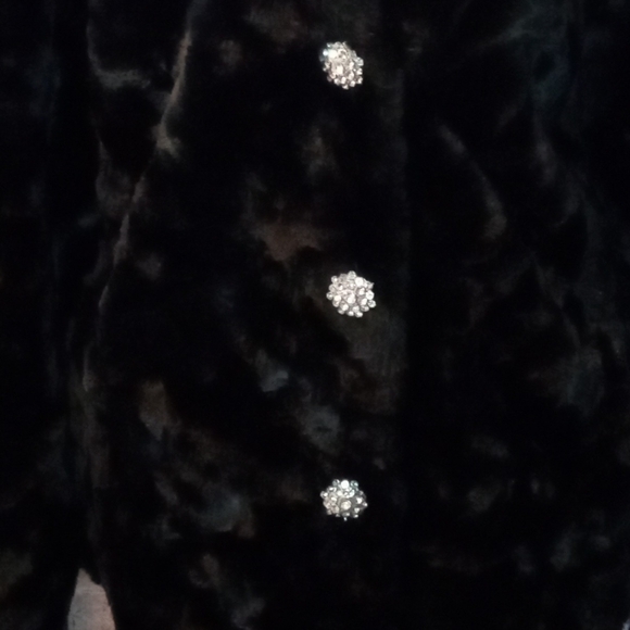 Faux Fur Dress Coat - Picture 2 of 12